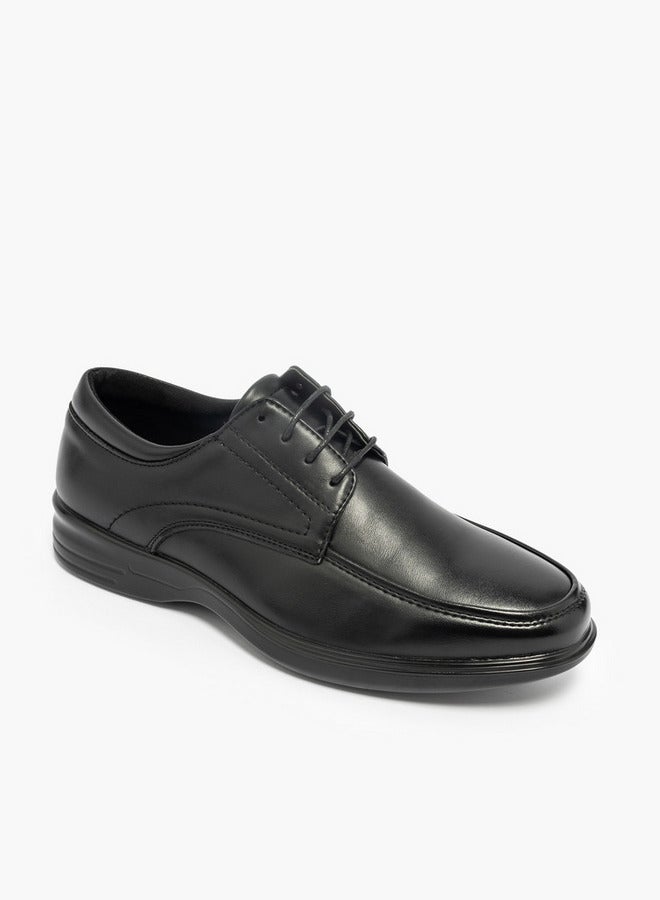 LBL by Shoexpress Solid Lace-Up Derby Shoes - Image 2