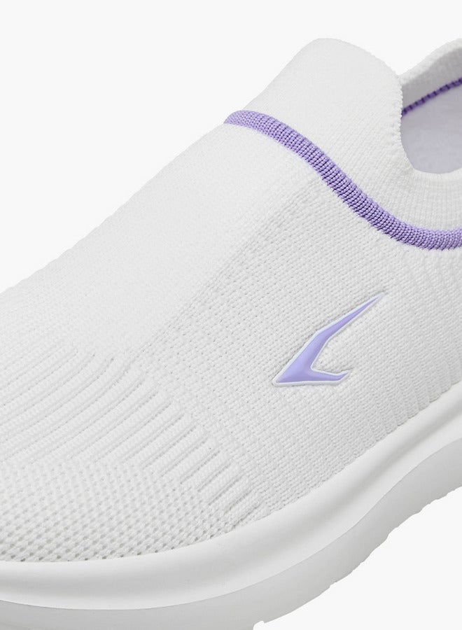 Dash Textured Slip-On Sports Shoes with Pull Tab  - Image 4