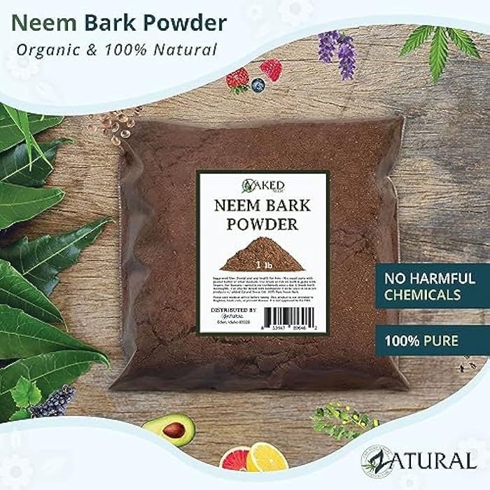 Zatural Pure Neem Bark Powder | Premium Azadirachta Indica Supplement for Gut, Digestion, Immunity & Full Body Support | Herbal Wellness (16oz Powder) - Image 2