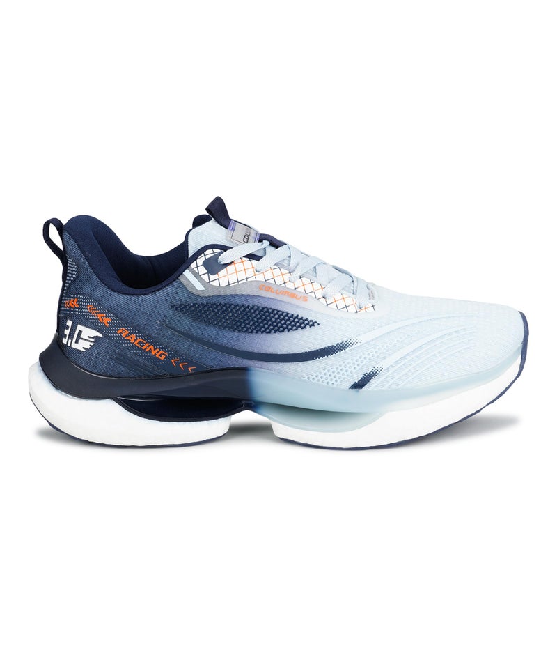 Columbus Anchor Sports Shoes - Running Shoes|Walking Shoes| Training & Gym Shoe | Outdoors Shoe for Men, (Sky Blue & Navy), UK6 - Image 4