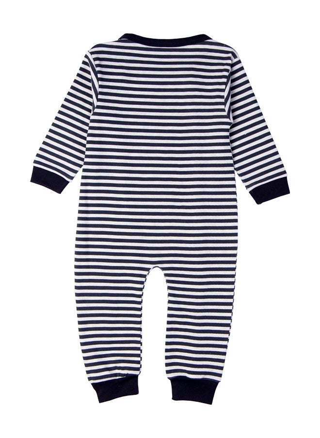 Babies Basic 100% Cotton Printed Long Sleeves Jumpsuit/Romper/Sleepsuit For Babies  - Image 4