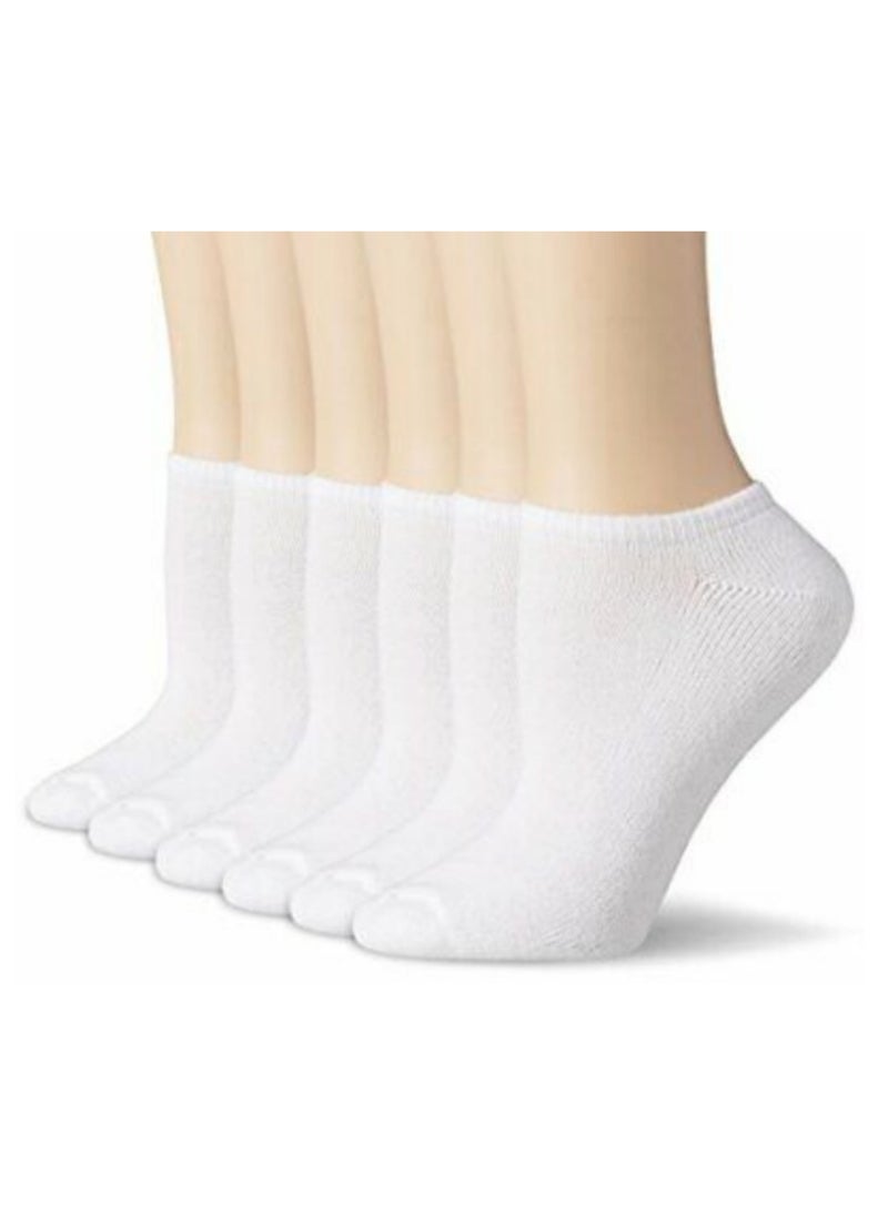 Generic bundle of six low Casual cotton blended Printed Socks 