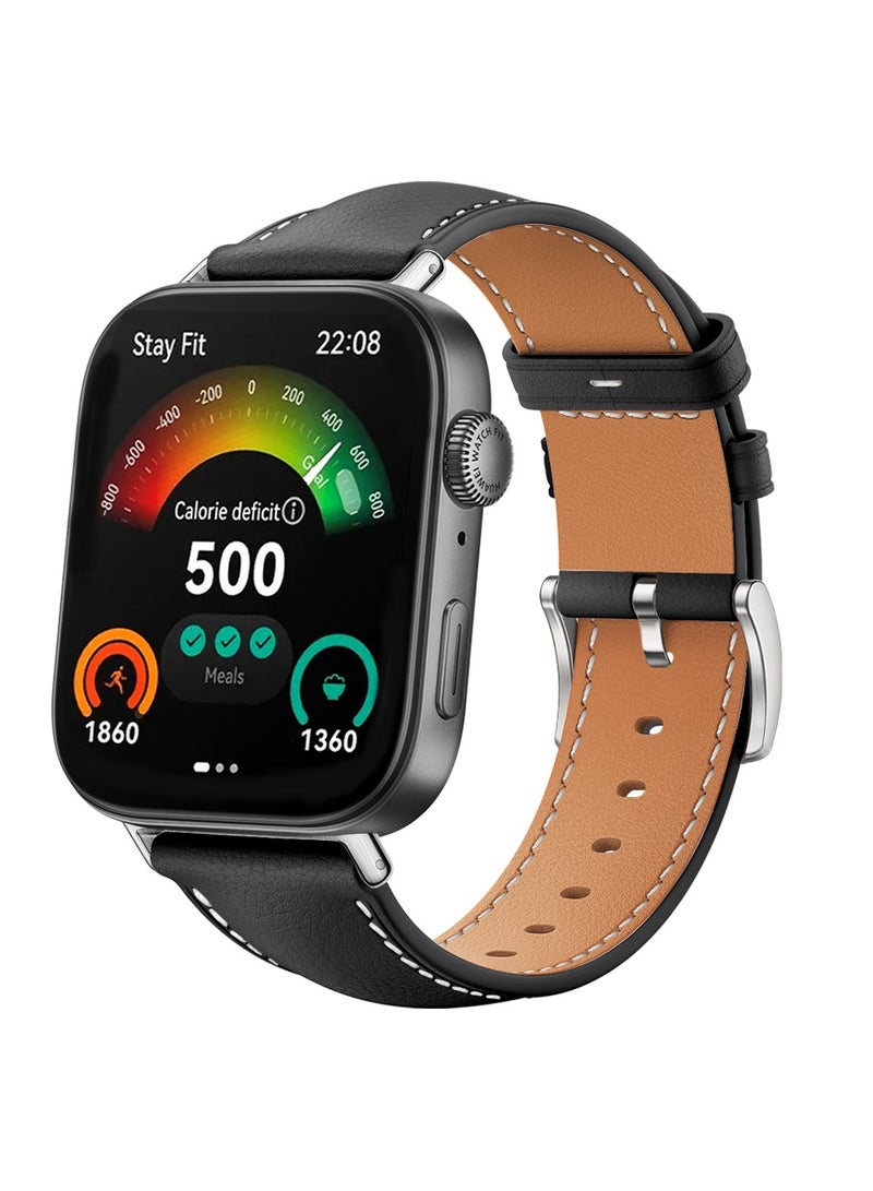 FITME Leather Replacement Band For Huawei Watch Fit 3  - Image 1