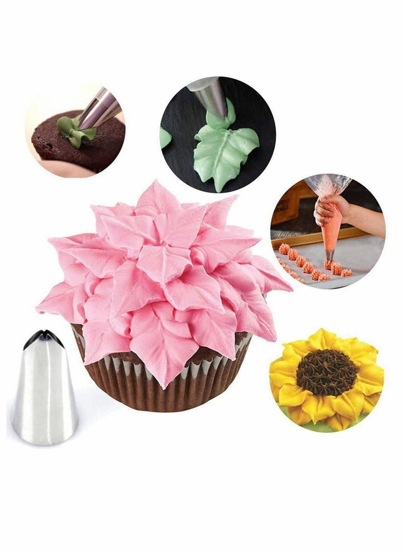 KASTWAVE - 27pcs Russian Piping Tips Cake Decorating Tips Icing Piping Nozzles Tool Piping Ball Tips Cake Decorating Supplies Kits DIY Baking Tools for Cake Cookies Dessert Pastry Decoration - Image 1