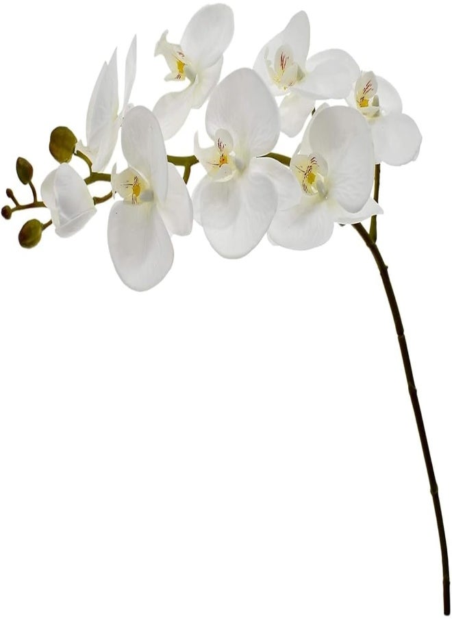 Yatai - Yatai Artificial Orchid Flowers, Elegant Lifelike Phalaenopsis Flowers, Orchid Fake Flowers For Vase Filling, Long-Lasting, No Maintenance Artificial Flowers For Home Office Decor, Ideal Gift, White - Image 1