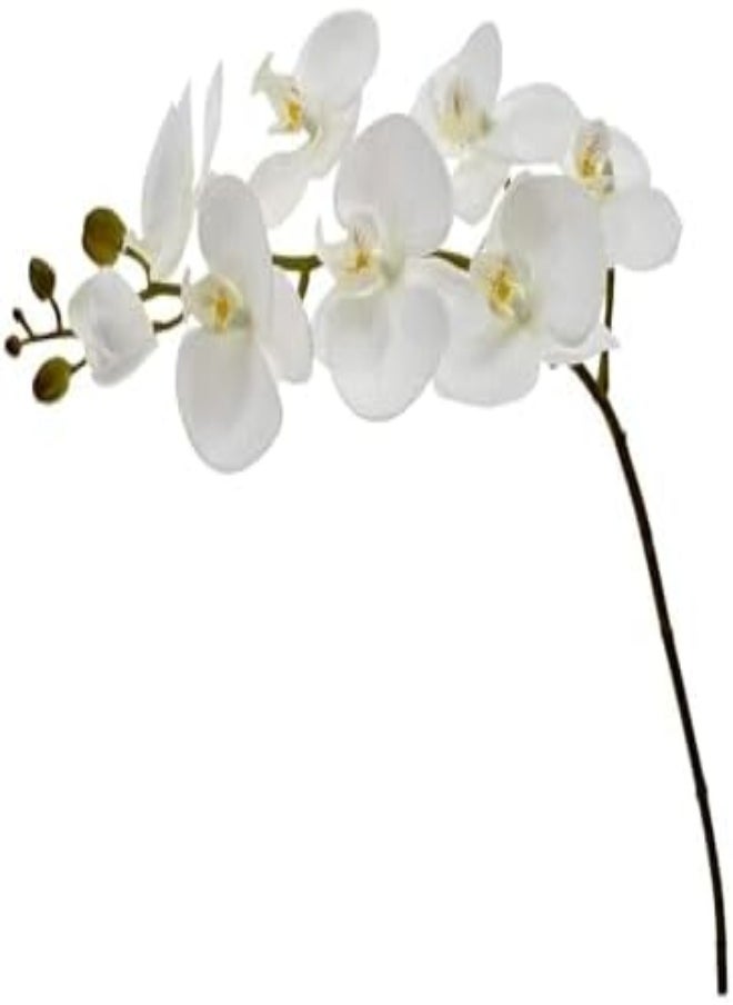 Yatai - Yatai Artificial Orchid Flowers, Elegant Lifelike Phalaenopsis Flowers, Orchid Fake Flowers For Vase Filling, Long-Lasting, No Maintenance Artificial Flowers For Home Office Decor, Ideal Gift, White - Image 1
