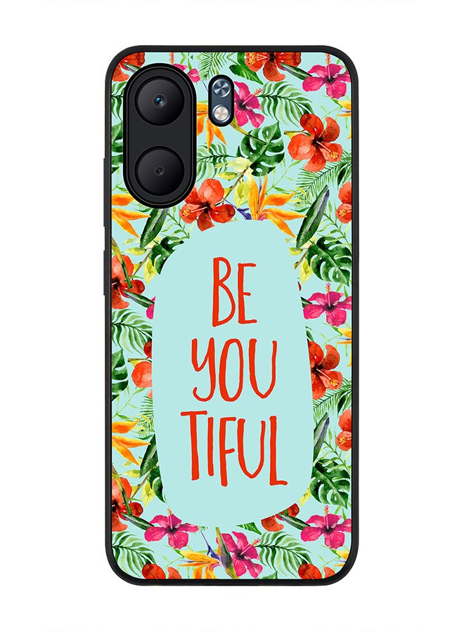 Stylizedd For Oppo A5x 5G / A5x 4G Case,Slim fit Camera Protection, Shockproof Thin Phone cover  - Be You Tiful