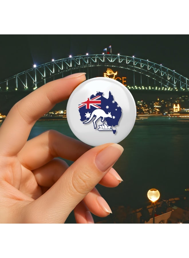 Australia Day Button Badge For Jackets-Bags And Backpacks-Australia Day Pin Badge-Perfect For Parties And Events-Celebrate The Australia Day - Image 3
