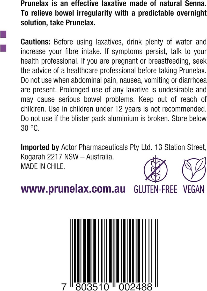 Prunelax Tablets  Extra Strength Natural Laxative Supplement Containing High Strength Senna for Constipation Relief  Restore Normal Bowel Motion120 Tablets - Image 5