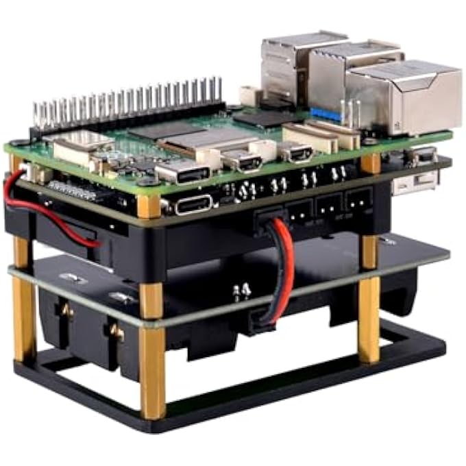 UPS GEN 6 POWER SUPPLY UNINTERRUPTIBLE UPS HAT FOR RASPBERRY PI 5/4B - Image 1