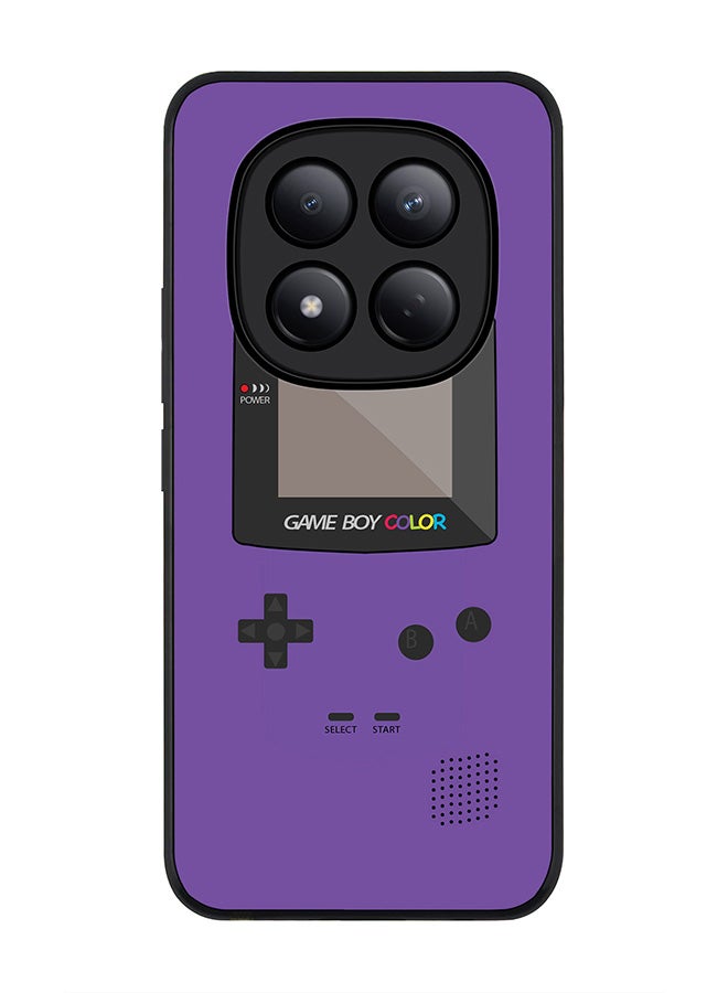 For Xiaomi Redmi Note 15 Pro 4G Case,Slim fit Camera Protection, Shockproof Thin Phone cover  - Gameboy Color - Purple