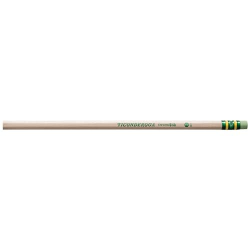 Ticonderoga Envirostik Wood-Cased Pencils, #2 HB Soft, Natural, 12 Count - Image 3