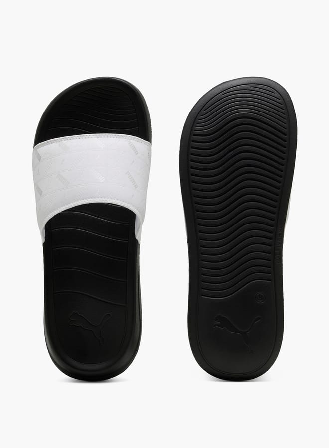 PUMA Men's Logo Print Slip-On Slides - Popcat 20 - Image 4