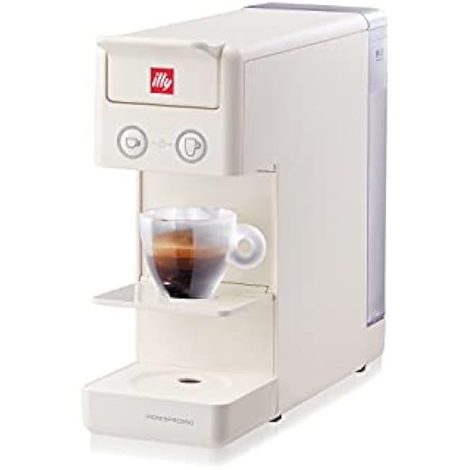 Illy Coffee Maker Machine Y33 Iperespresso Espresso  Filter Capsules Coffee Machine Compact Design White - Image 2