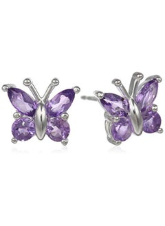 Sterling Butterfly Stud Earrings