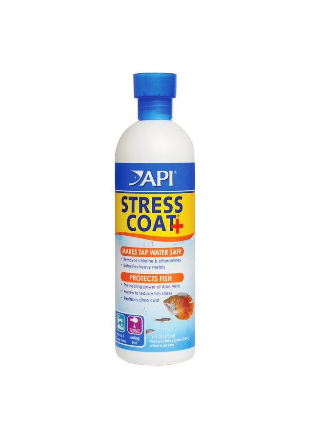 ايه بي آي مُكيّف مياه حوض السمك API STRESS COAT - زجاجة سعة 16 أونصة  - Image 1