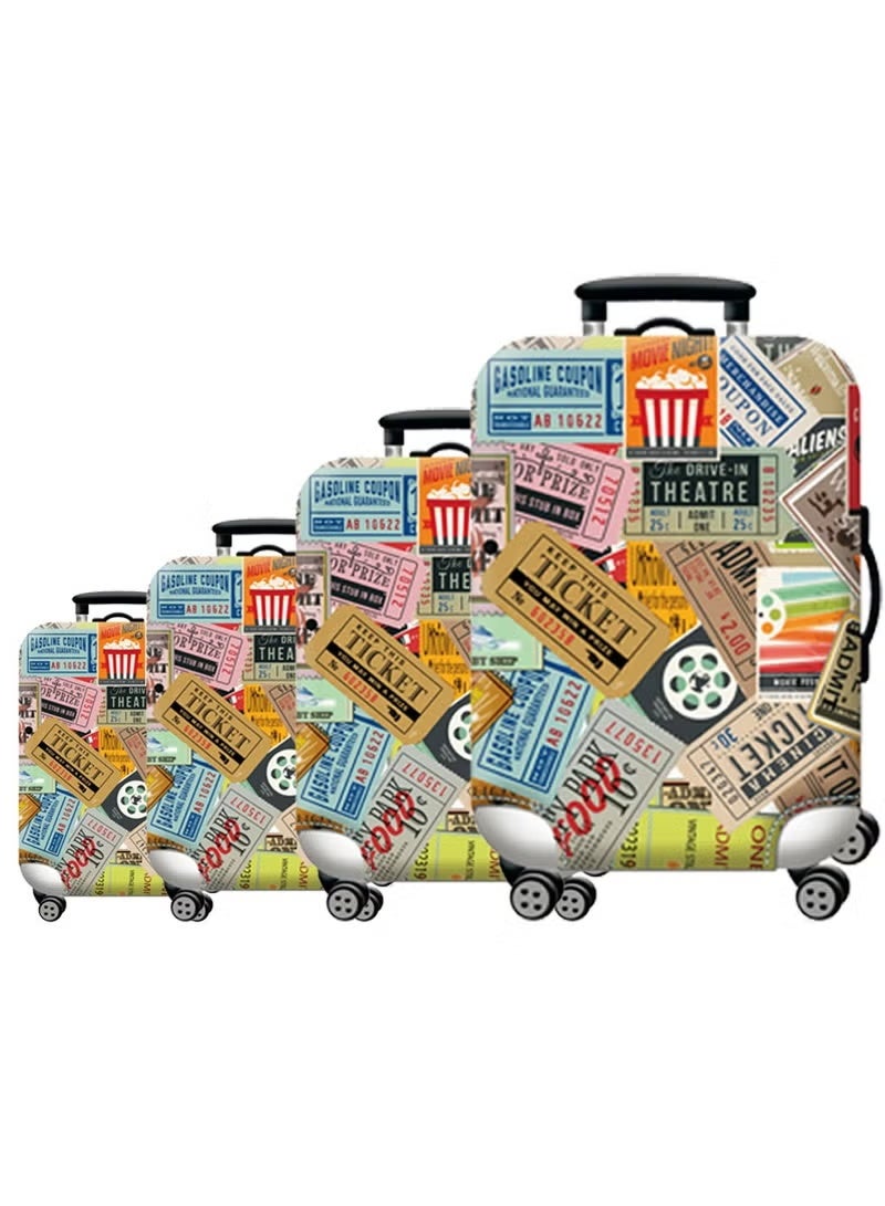 Arabest Premium Stretch Luggage Cover for 26-28 inch Suitcase - Washable Spandex Protector with Anti-Slip Bottom, Full Zipper Closure (Large) - Image 5