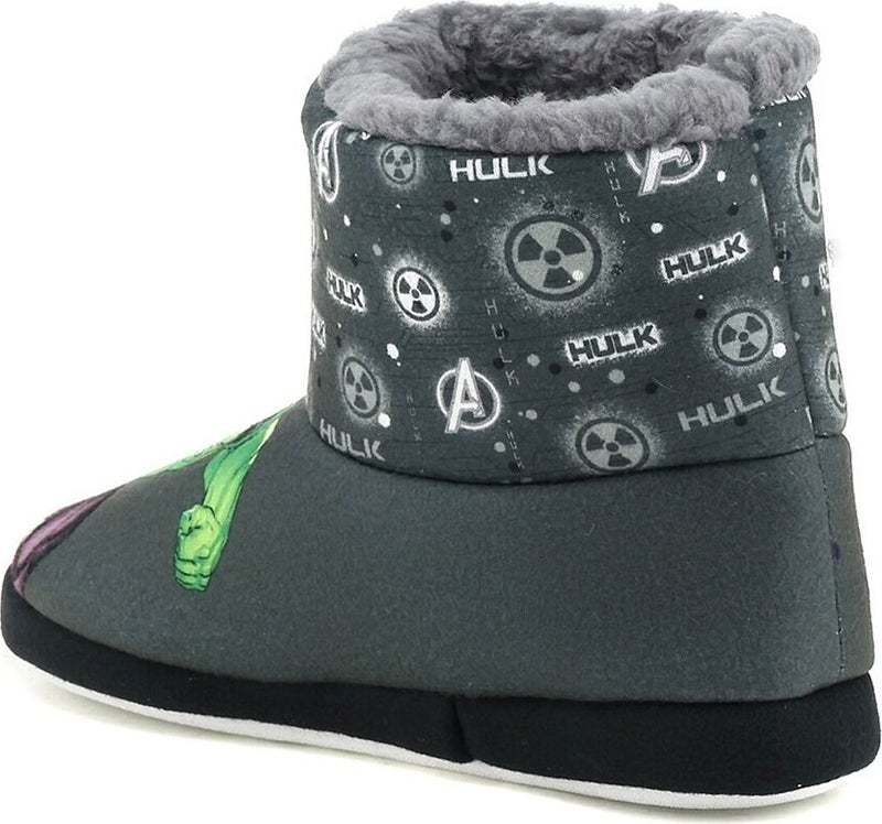 AVENGERS Friend 2pr Gray Children's Slipper House Boots  - Image 3