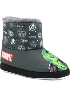 AVENGERS Friend 2pr Gray Children's Slipper House Boots  - Image 1