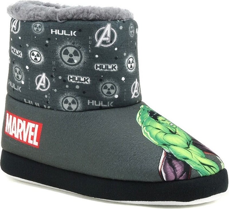 AVENGERS Friend 2pr Gray Children's Slipper House Boots  - Image 1