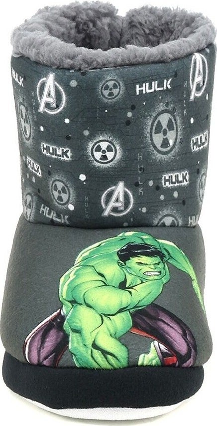 AVENGERS Friend 2pr Gray Children's Slipper House Boots  - Image 4
