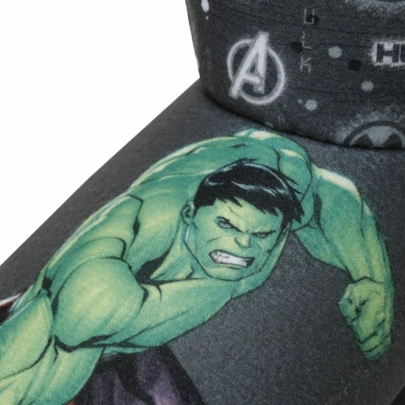 AVENGERS Friend 2pr Gray Children's Slipper House Boots  - Image 5