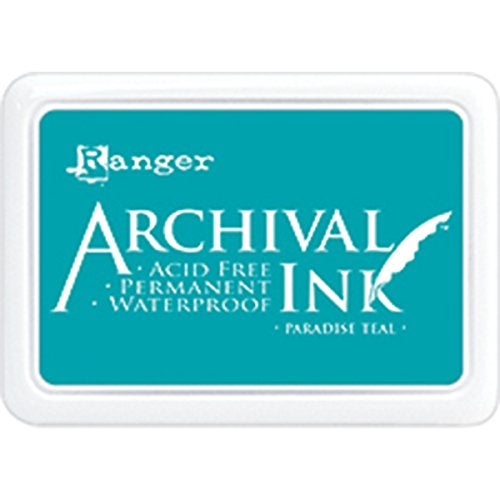 Ranger AIP52500 Archival Ink Pad #0-Paradise Teal, Paradise Teal - Image 3