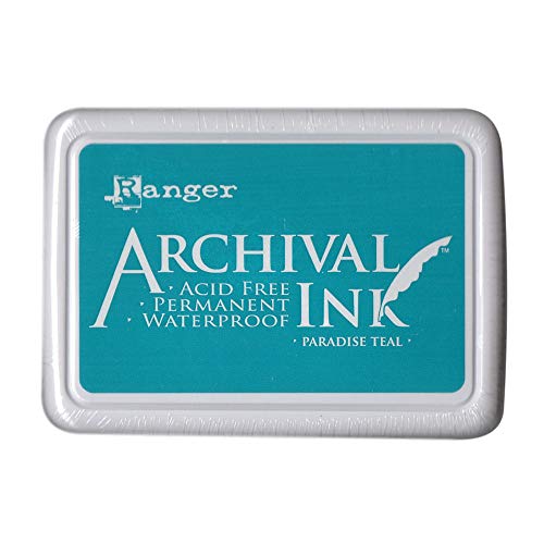 Ranger AIP52500 Archival Ink Pad #0-Paradise Teal, Paradise Teal - Image 2