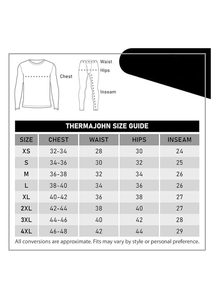 Ultra Soft Thermal Underwear for Men Long Johns Set with Fleece Lined White - Image 3
