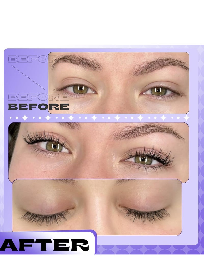 جوسكوين رموش مغناطيسية مع أداة تطبيق قابلة لإعادة الاستخدام، رموش مغناطيسية بدون حاجة للصمغ، رموش مغناطيسية بدون كحل، شكل عين القط الطبيعي، رموش مغناطيسية. - Image 4