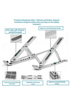 Generic Stand laptop metal Stationery < Desk Accessories & Workspace Organizers < Platforms, Stands & Shelves  - Image 4