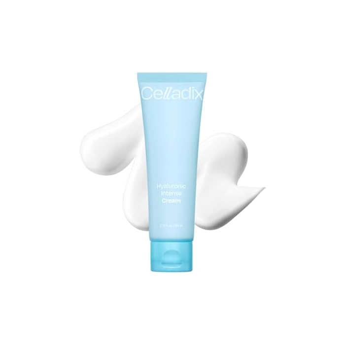 Celladix Hyaluronic Intense Cream – 95% Pure Hyaluronic Acid with Niacinamide & Panthenol – 100 Hours of Hydration, Barrier Strengthening Care for Smooth, Radiant Skin – Korean Skincare, 2.70 Fl Oz