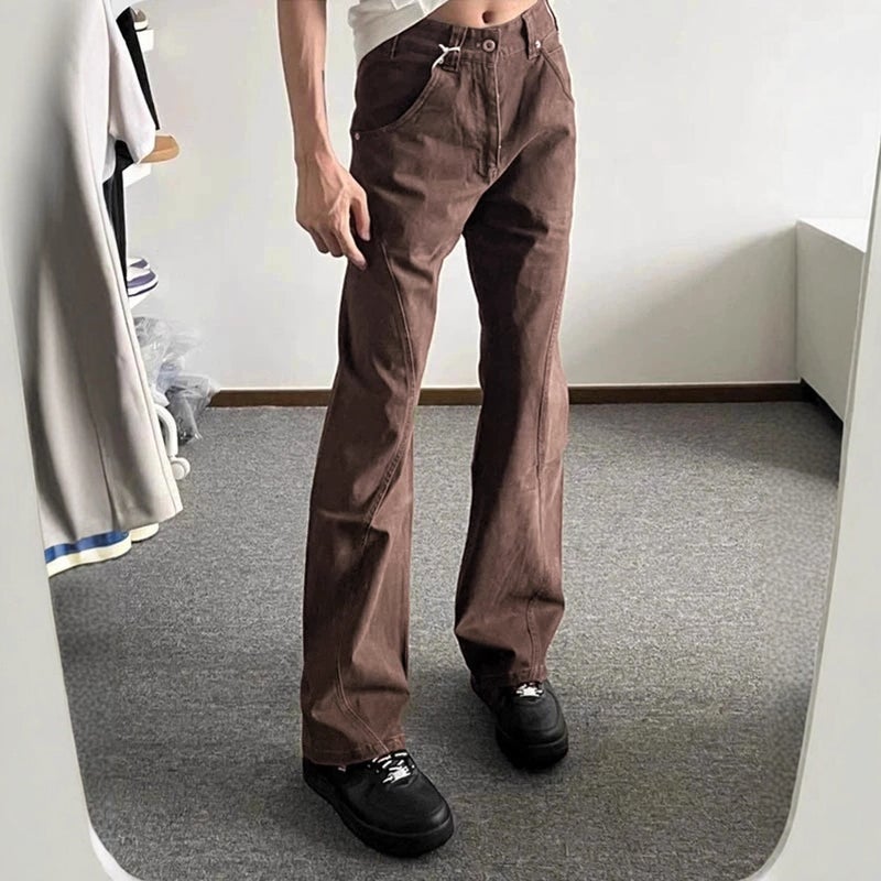 Unisex Classic Denim Jeans Loose Fit Daily Outdoor Wear - Image 3