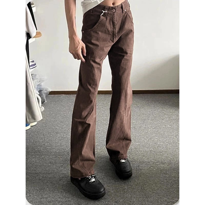 Unisex Classic Denim Jeans Loose Fit Daily Outdoor Wear - Image 1