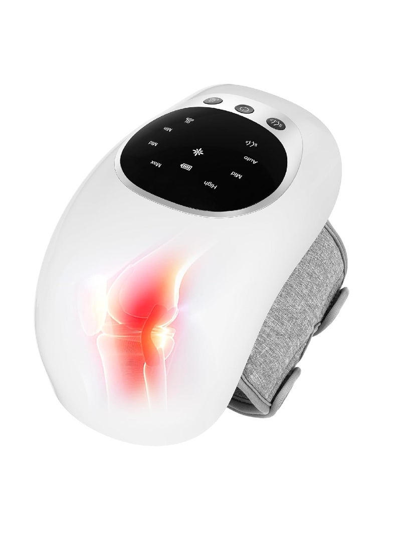 DIGI CORE Knee Massager Large LED Screen Adjustable Temperature Cordless Knee Massage With Heat And Vibration Portable Massager For Knee Discomfort Longer Knee Straps Updated Model Body Massager For Pain Relief - Image 2