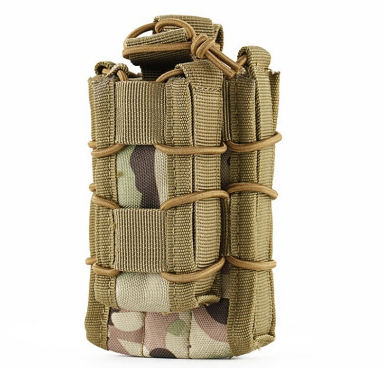 Tactical Dual Pouch Vest MOLLE Accessory Bag CP 