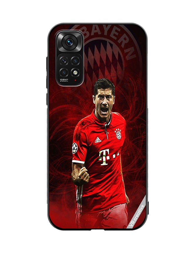 VR CREATIVE Protective Case Cover For Xiaomi Redmi Note 11S Lewandowski Design Multicolour - Image 1