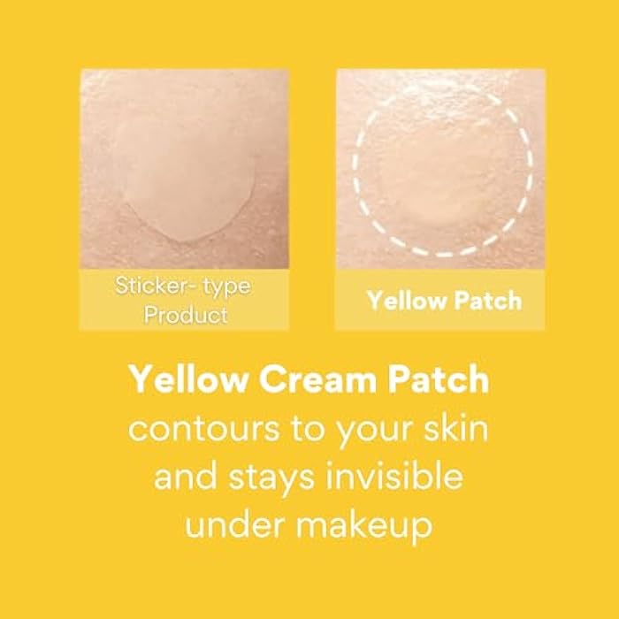 KOCOSTAR Yellow Cream Patch | Proactive Spot Care with Sulfur and BHA, Salicylic Acid Blemish Care, Cream to Patch Formula, Makeup-Friendly, Hydrating & Soothing, Korean Skincare, 0.67 fl oz. - Image 5