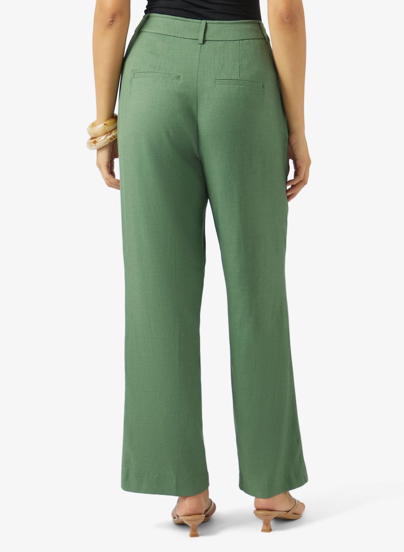 VERO MODA Casual High Waist Wide Leg Trousers - Image 3