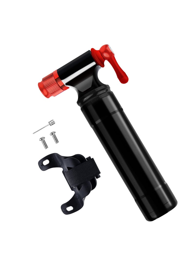 CO2 Bike Pump, Quick and Compact Inflator, Tyre Pump with Cartridge Storage, Compatible Presta Schrader, Universal for Threaded or Unthreaded 16G Cartridges, Easy Safe - Image 1