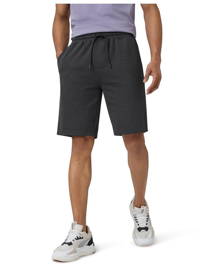 XYXX XYXX Men Cotton Rich Shorts, Regular Fit, Solid, Pack of 1, XYSHT11M, Graphite Grey, M  - Image 1