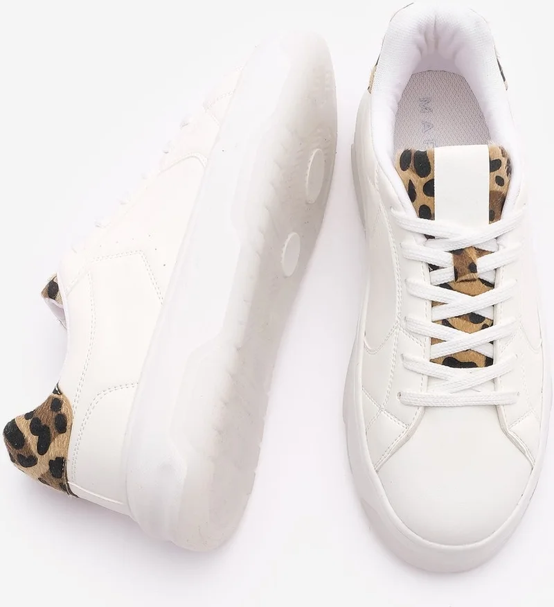 MARJIN Margin Women's Sneaker Thick Sole Stitch Detailed Sports Shoes Aletta