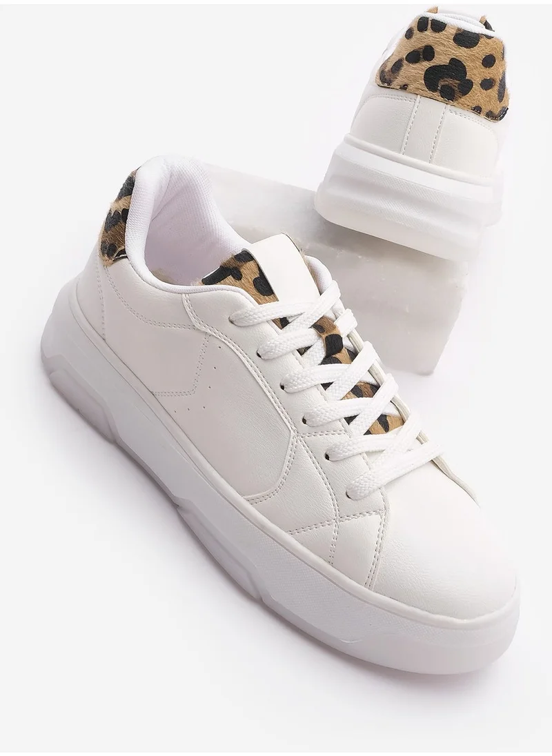 MARJIN Margin Women's Sneaker Thick Sole Stitch Detailed Sports Shoes Aletta