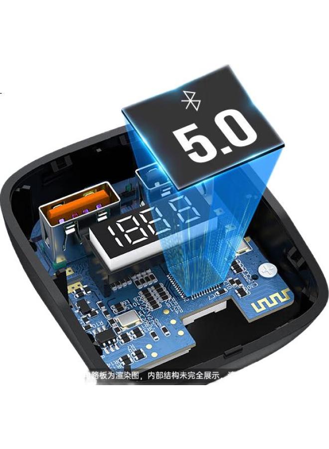 Newmine Car Bluetooth Receiver, Usb Flash Drive Music Player, Car Mp3 Player, Car Charger, Cigarette Lighter, Dual-Port S11 - Image 1