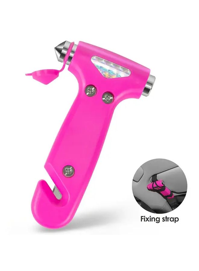Blue Emergency Escape Tool Car Safety Hammer with Seatbelt Cutter Compact Rescue Mallet for Vehicle and Home - Image 2