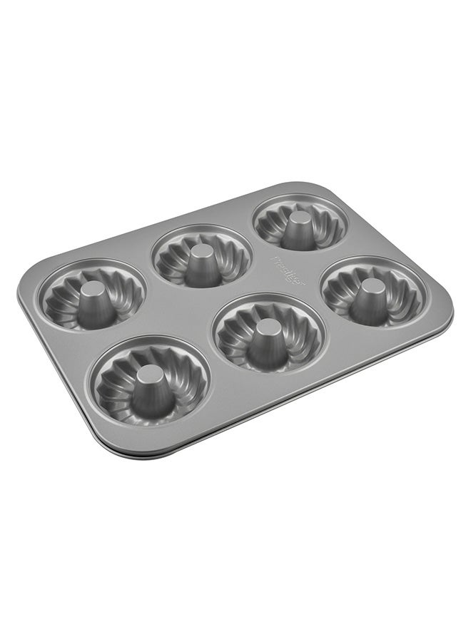Prestige Bakemaster 2 Non-Stick Mini Fluted Mold Pan Grey 35.1 x 26.7 x 3.5cm - Image 4