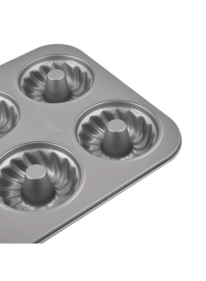 Prestige Bakemaster 2 Non-Stick Mini Fluted Mold Pan Grey 35.1 x 26.7 x 3.5cm - Image 5