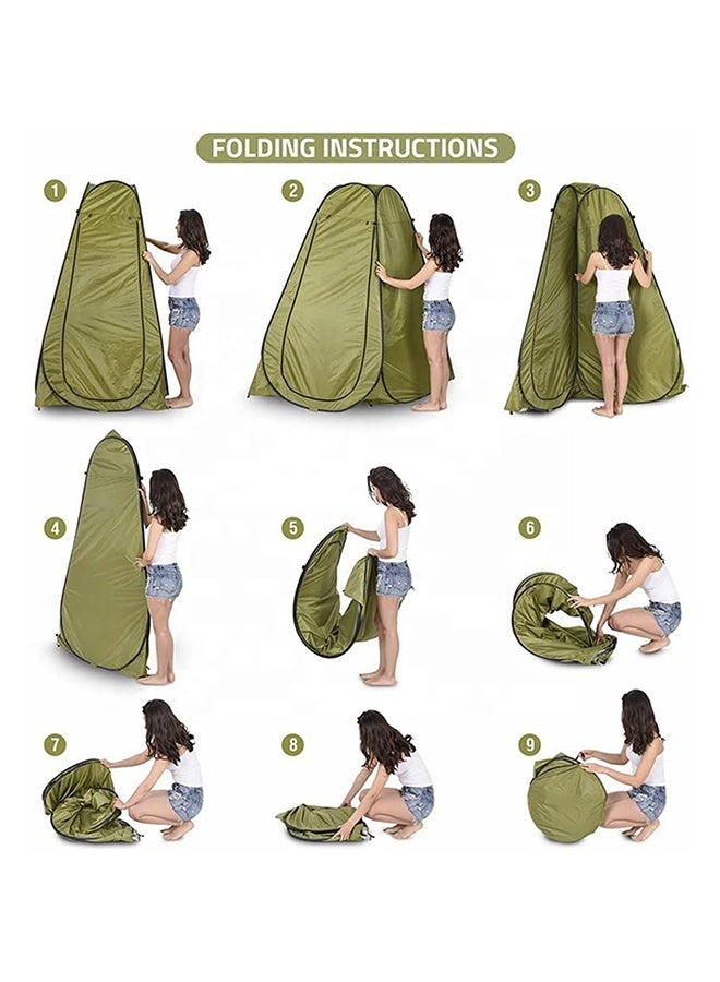 RollsTimi  Outdoor Tent Changing Clothes Tent Camping Multi Use Pop Up Room Tent,Green - Image 2