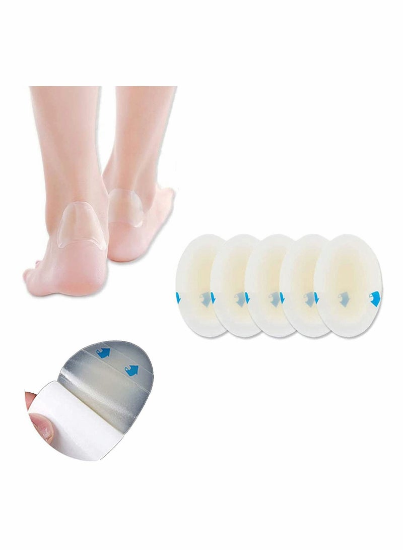 KASTWAVE Blister Pads, 5Pcs Invisible Blister Cushions, Hydrocolloid Seal Adhesive Bandages for Fingers, Toes, Heel Blister Prevention, Waterproof, Ultra-Thin Multifunctional Anti-pain Anti-wear Foot Stick  - Image 1