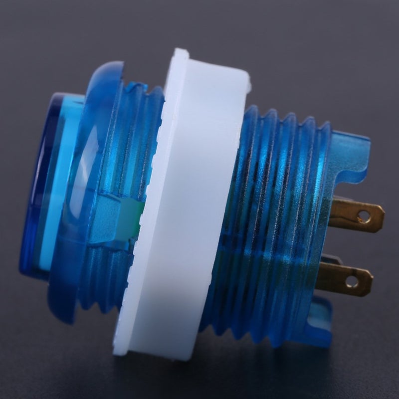 كلاراكو زر أركيد كلاركو، 5 قطع من أزرار الضغط المضيئة LED 5 فولت مع مفتاح ميكرو للعبة الأركيد 24 مم - Image 5